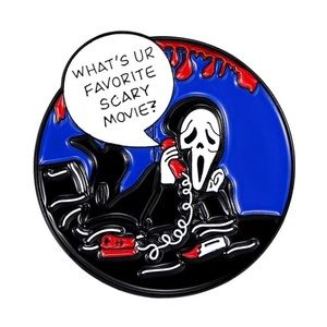 6/$30 What’s Ur Favorite Scary Movie? Enamel Pin